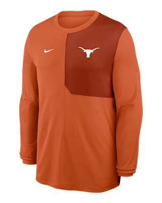 Nike DRI FIT オレゴン大学ダックス ジップ トップスUS L YEL Oregon Coaches Men's Nike Dri-FIT College Long-Sleeve 1/2-Zip Top